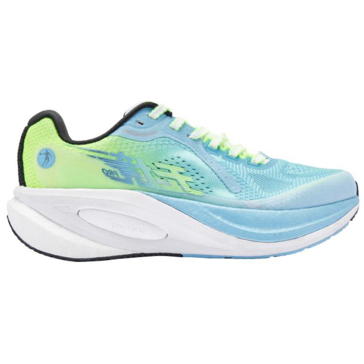 QIAODAN Mugen PRO Running Shoes Men’s Low Top Rain Wave Blue/Flying Shadow Green