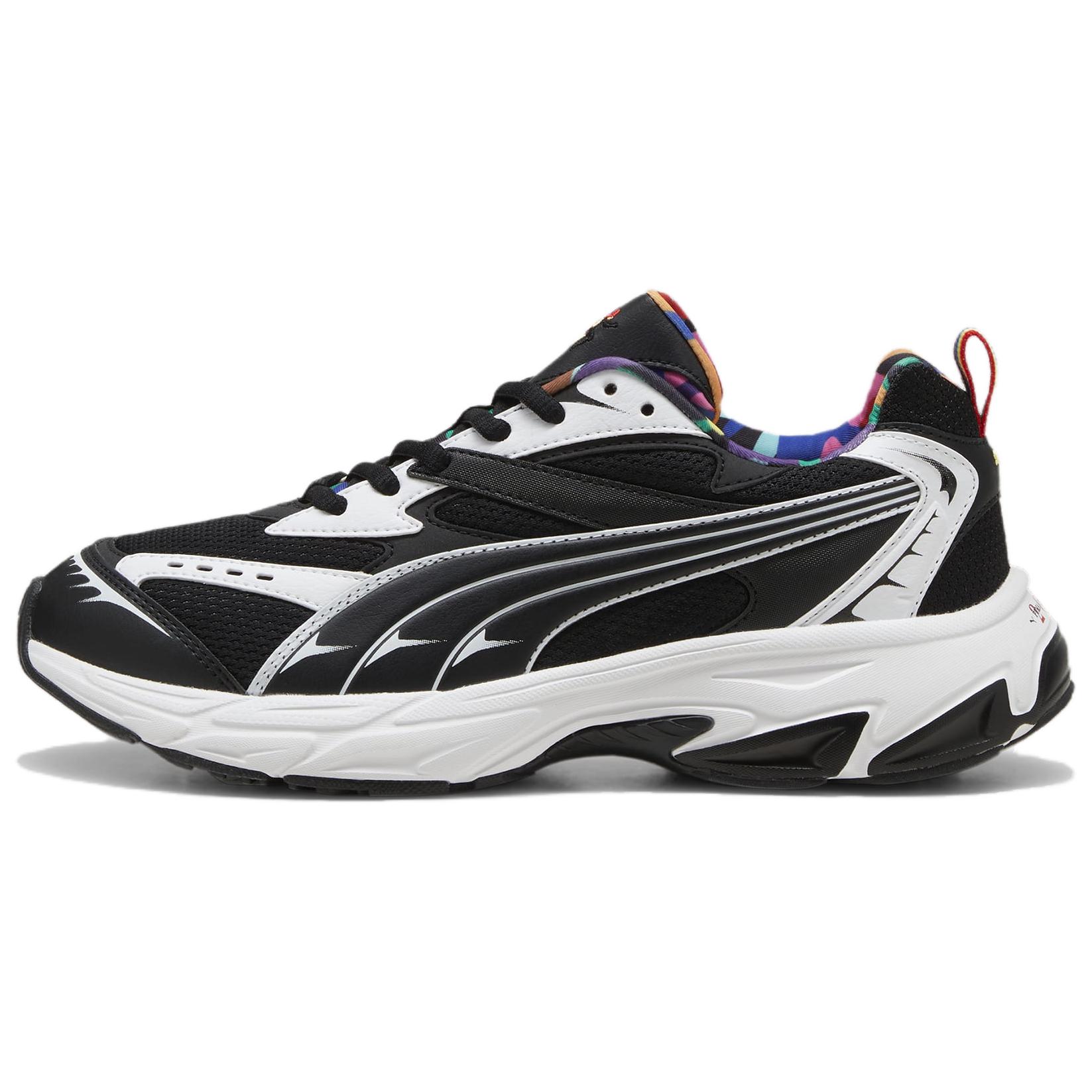 PUMA Morphic Slip Resistant Abrasion Resistant Low top Running Shoes Unisex Black