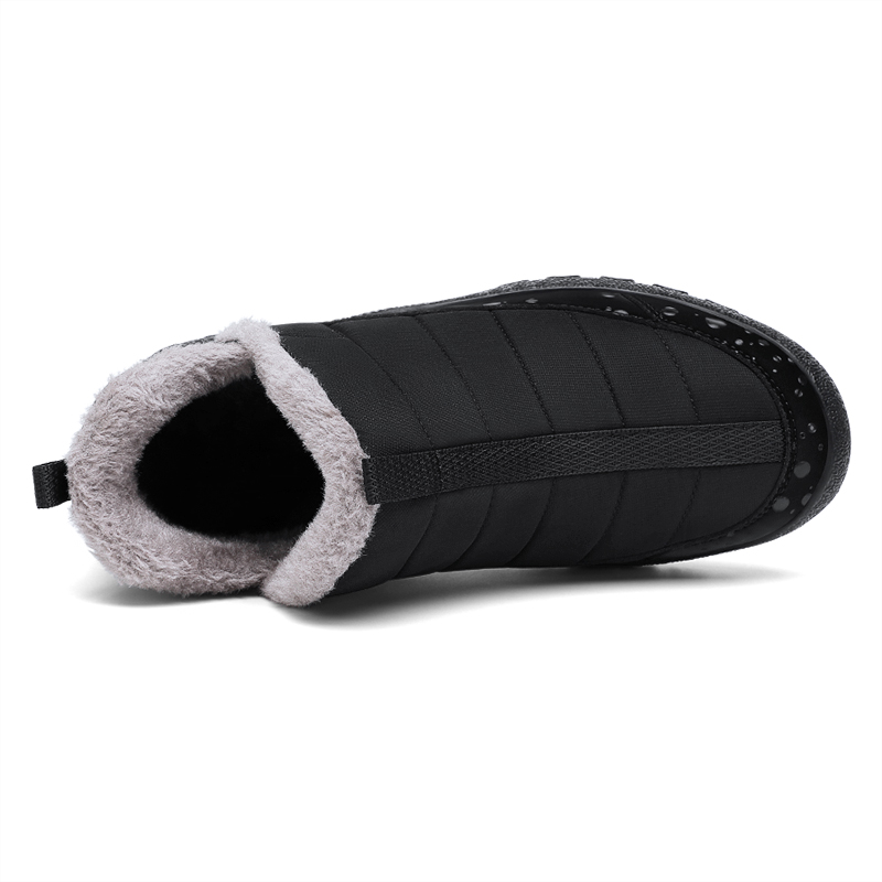 Leyang Versatile Fleece Lined Outdoor Shoes Unisex Black