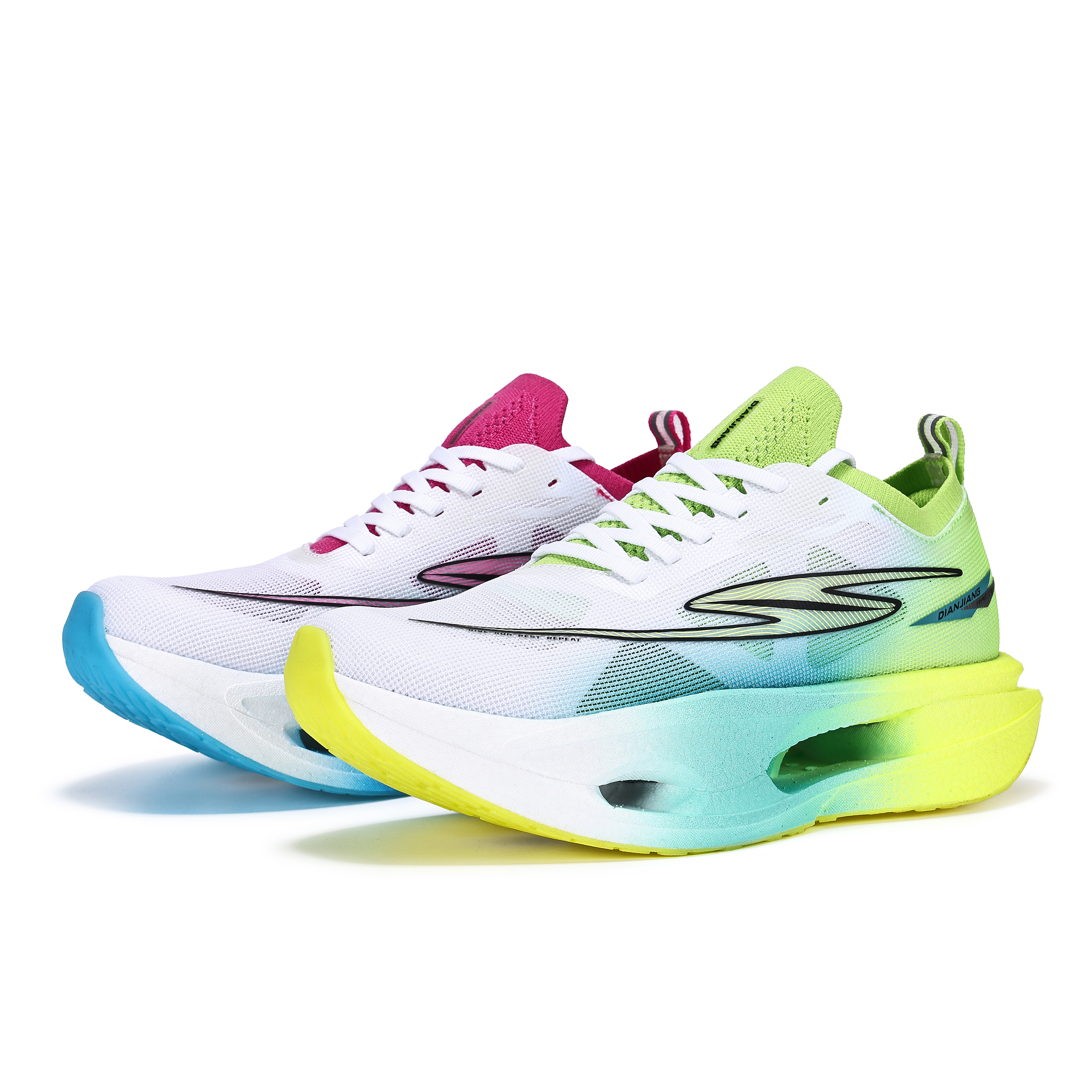 DIANJIANG Cushioning Breathable Low top Physical Fitness Test & Exam Racing Training Running Shoes Unisex