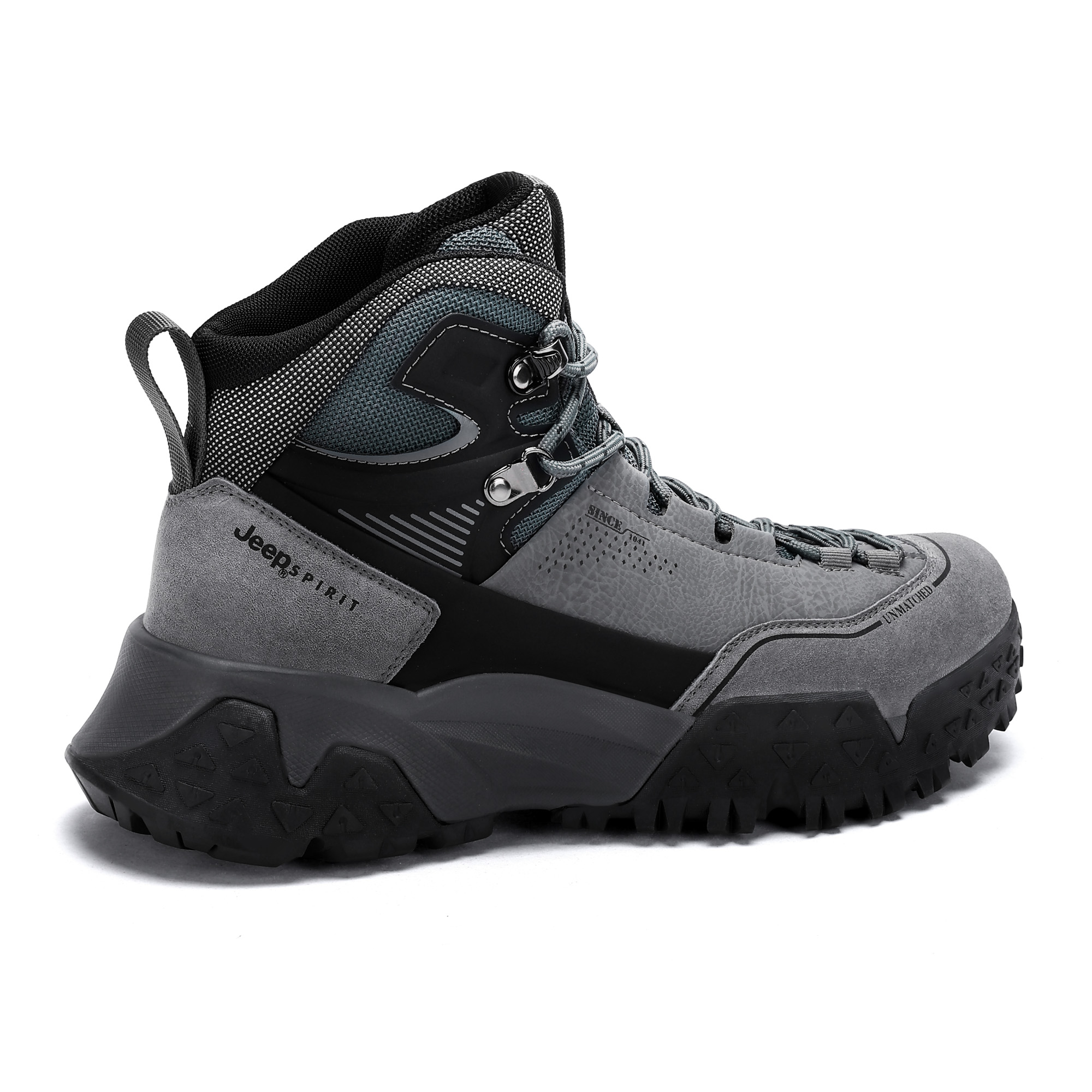 JEEP SPIRIT Abrasion Resistant Waterproof High top Outdoor Shoes Men’s