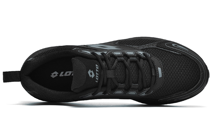 LOTTO Slip Resistant Abrasion Resistant Low top Carbon Plate Technology Marathon Running Shoes Men’s Black