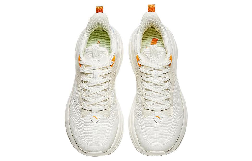 Anta Energy Ring Abrasion Resistant Low top Sprint Running Shoes Women’s White Orange