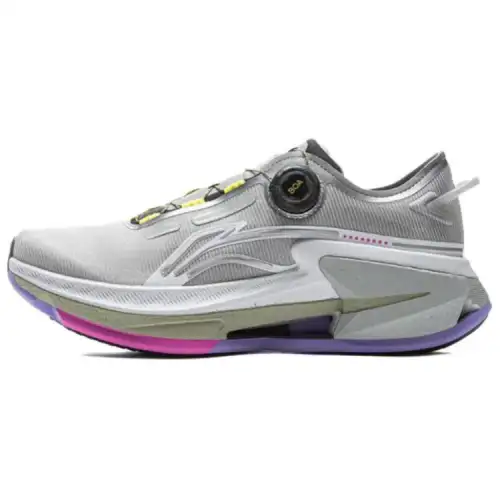 Li Ning Furious Rider 8 PRO Cushioning Slip Resistant Abrasion Resistant Low top Running Shoes Men's Gray