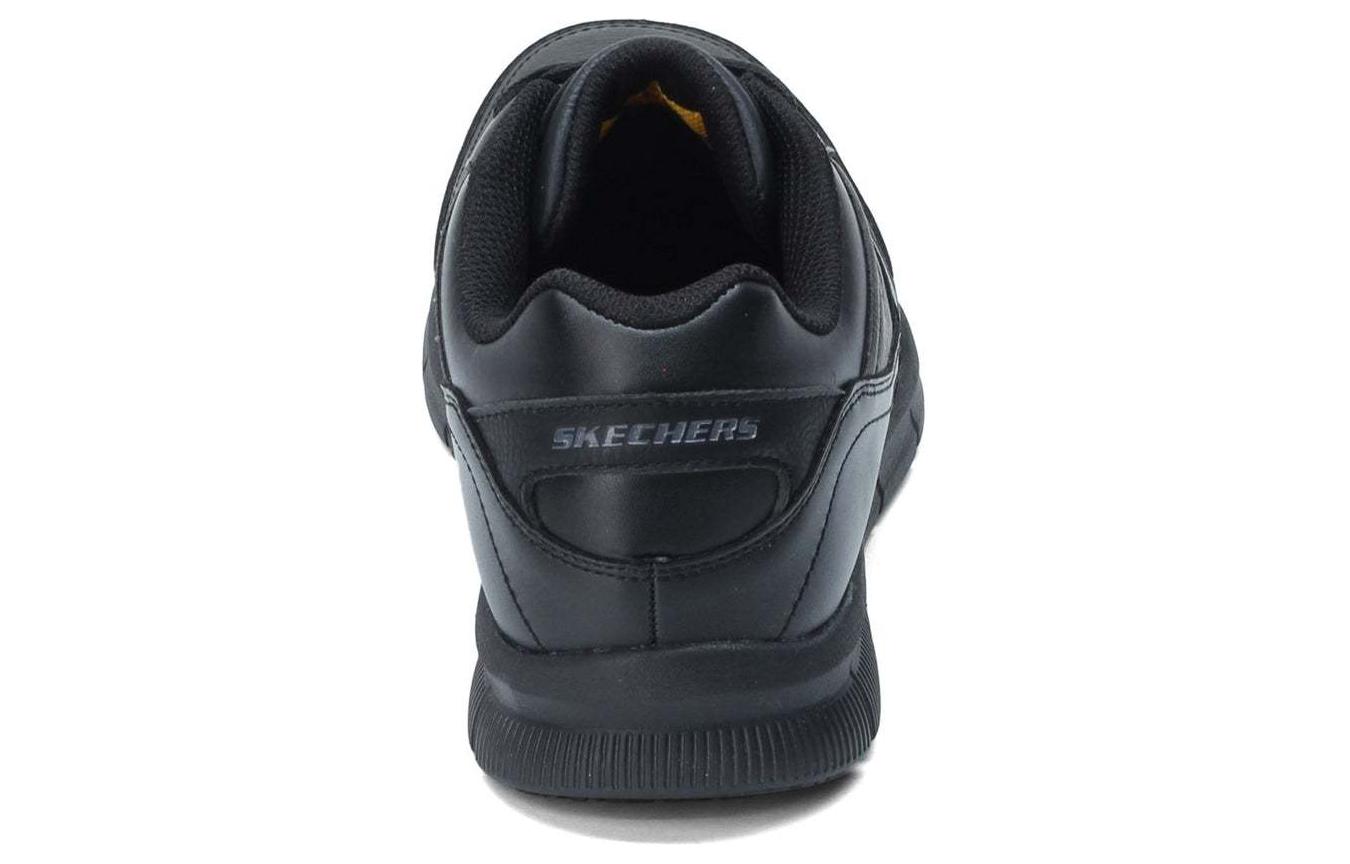 Skechers Comfortable Abrasion Resistant Low top Running Shoes Men’s Black