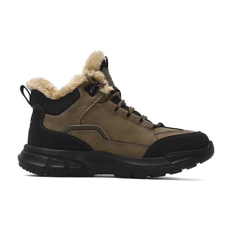 Jeep Comfortable Minimalist Style, Fleece Lined Thermal Casual High top Outdoor Shoes Men’s