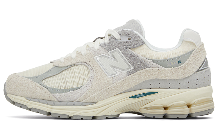 New Balance NB 2002R Fashionable non-slip low-top casual running shoes for men and women, gray and white, Year of the Dragon