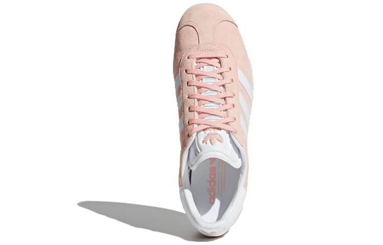 Кеды adidas originals GAZELLE (розово-белые) — фото 4