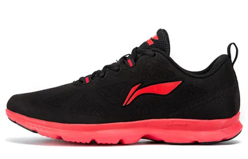 Li Ning Move With Your Heart Lightweight Low top Running Shoes Unisex Black Pink