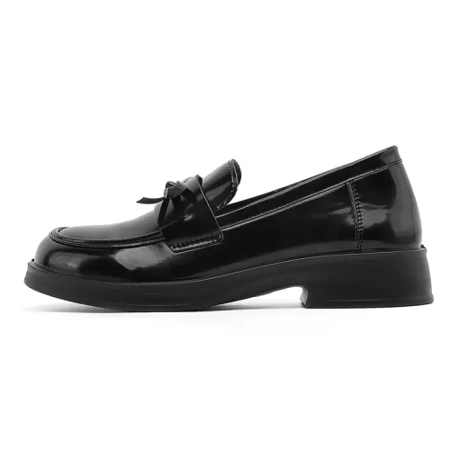 Warrior fashion college girl style small leather shoes, versatile for daily use, simple, light and casual loafers for women