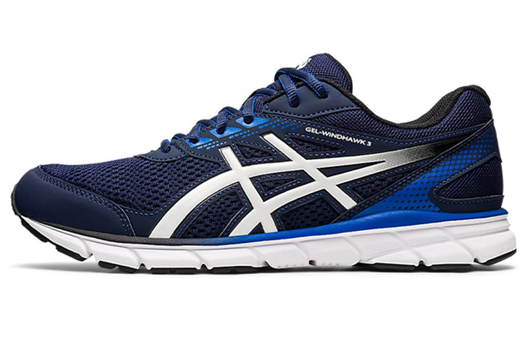 ASICS Gel Windhawk 3 Running Shoes Men's Low Top Blue/White