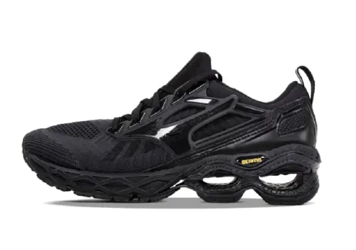 Mizuno X High Snobiety X Beams Wave Creation Waveknit Black