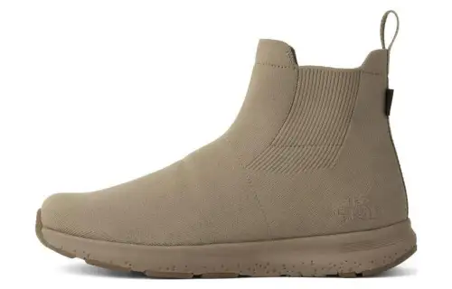 THE NORTH FACE Velocity Knit Comfortable Cushioning, Wear Resistant Mid top Outdoor Running Shoes Unisex Brown