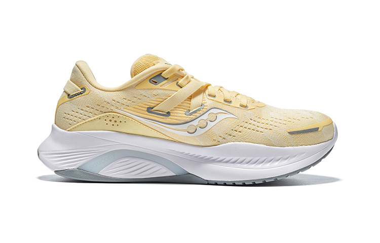 Saucony Guide 16 Slip Resistant Cushioning Low top Marathon Running Shoes Women’s Yellow