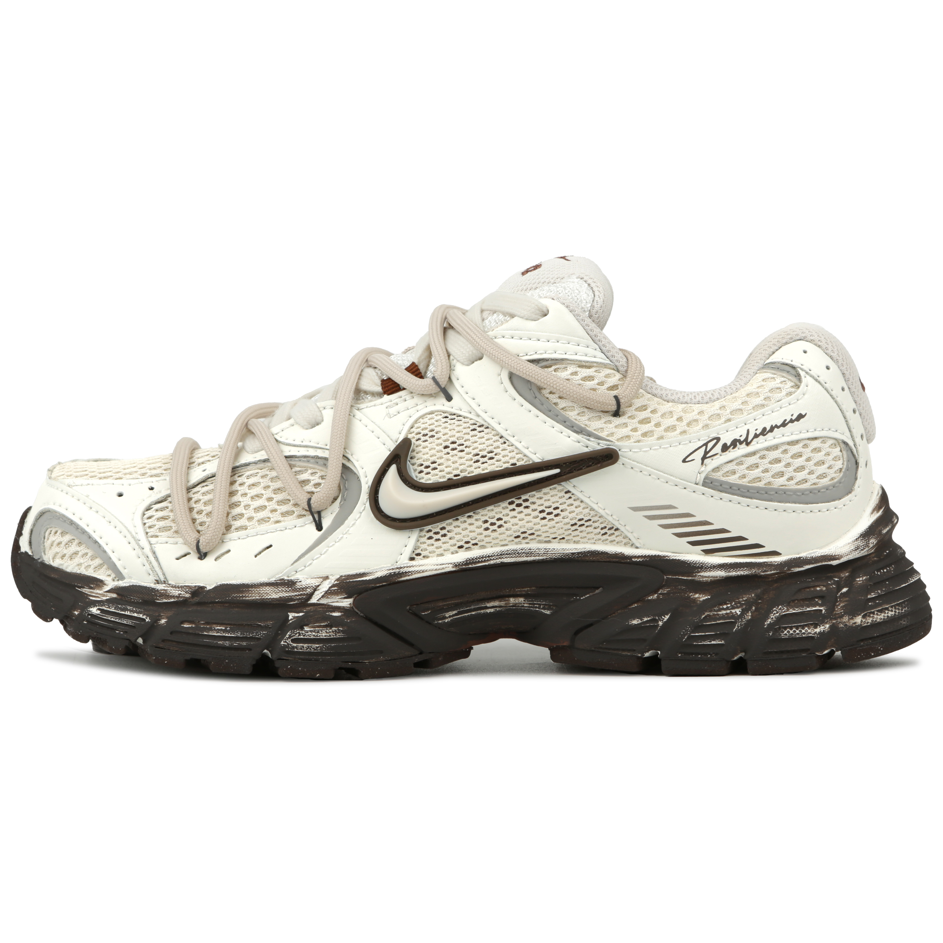 Nike V5 RNR Cushioning Abrasion Resistant Cushioning, Wear Resistant Low top Casual Running Shoes Unisex Dirty Khaki