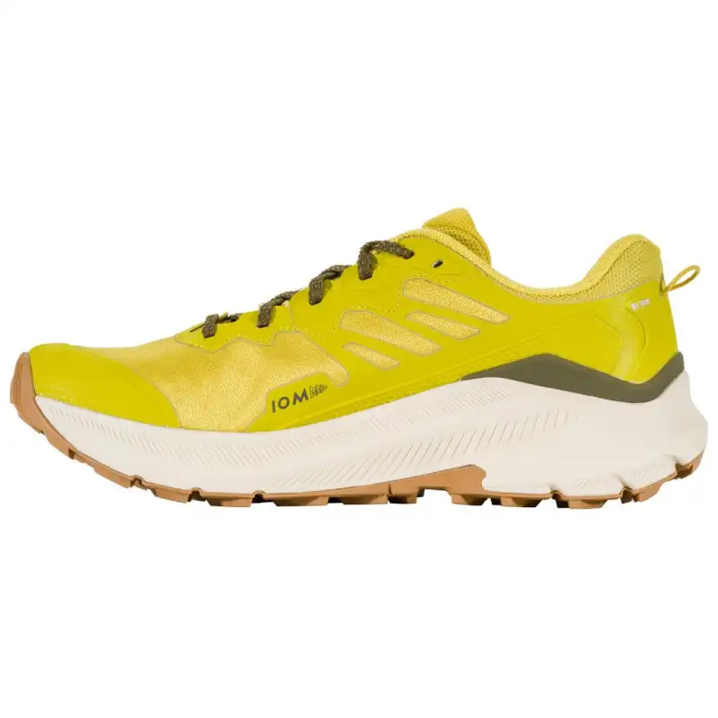 Oboz Footwear Katabatic Wind Cushioning Slip Resistant Low top Outdoor Shoes Men's Yellow Green