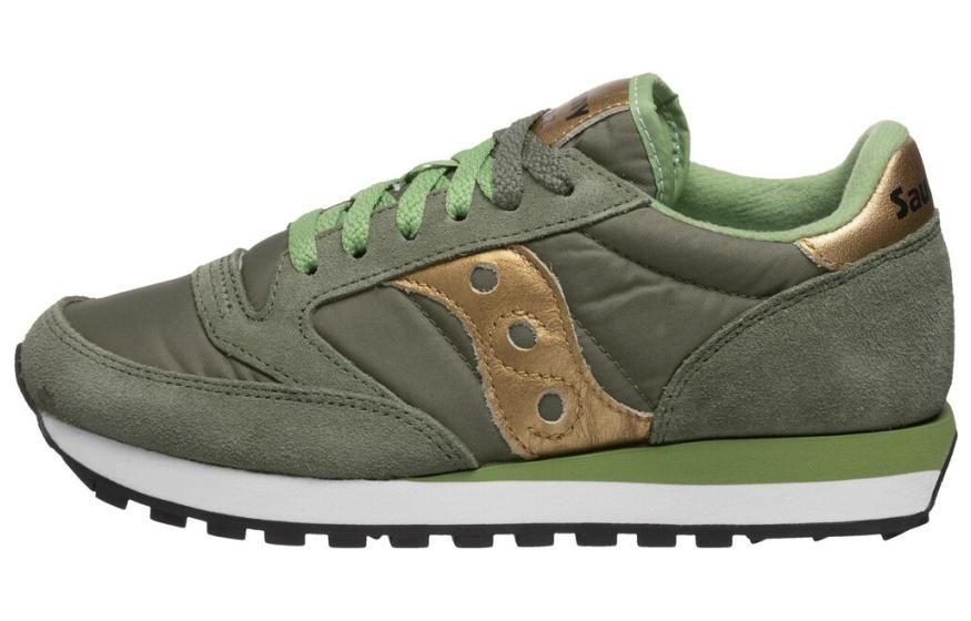 Saucony Jazz Original Running Shoes Women's Low Top Gray Green