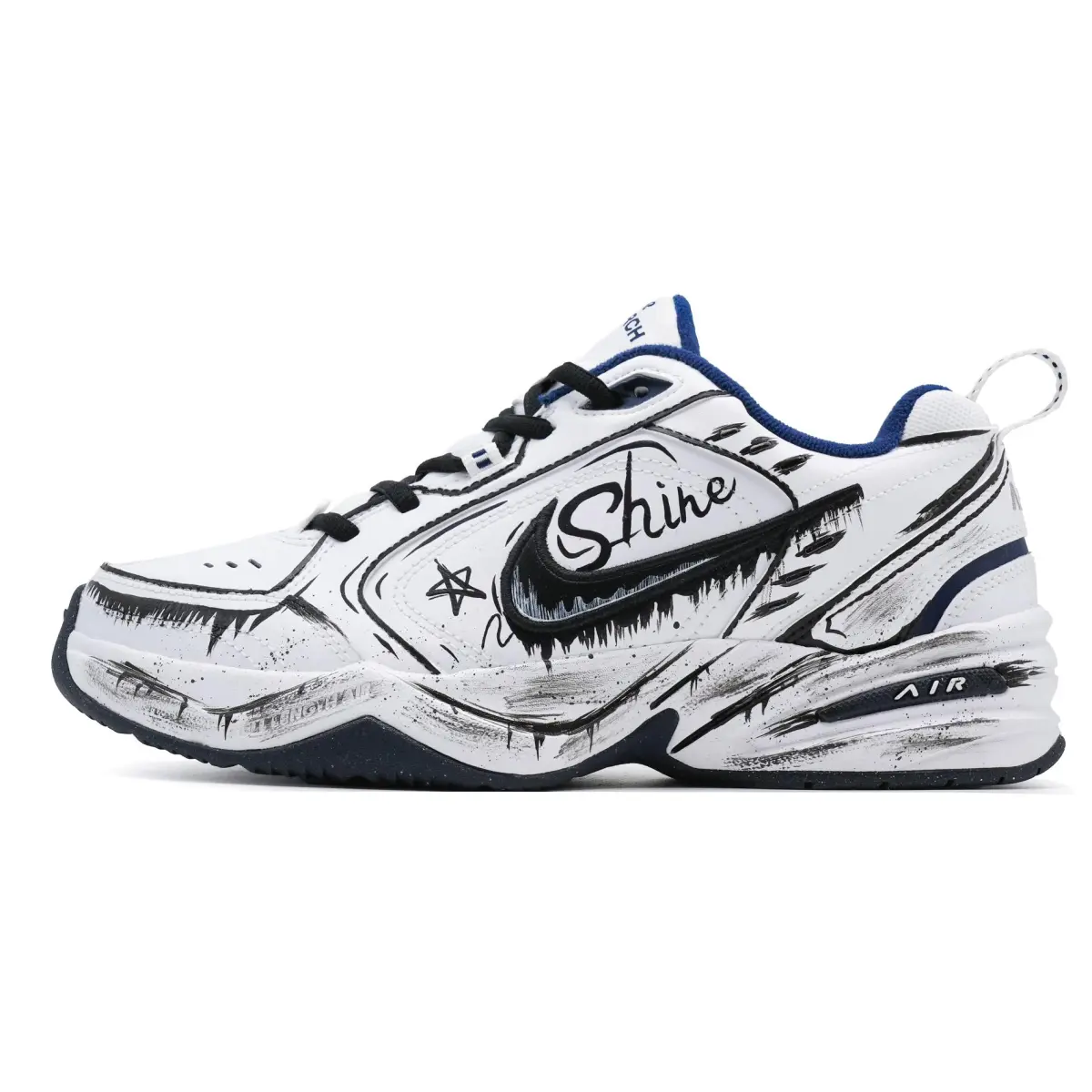 Nike Air Monarch 4 Low top Chunky Sneakers Unisex White