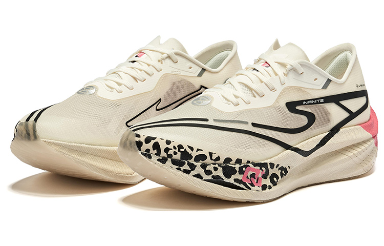 Erke Cyan Realm 2.0 Cushioning, Wear Resistant Low top Training Running Shoes Men’s Pink Leopard