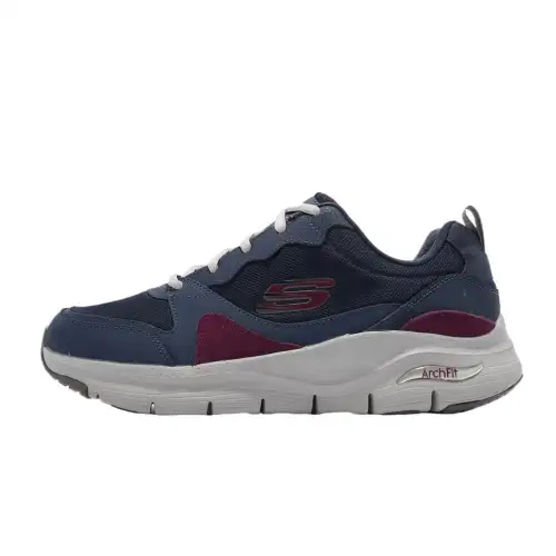Skechers Abrasion Resistant Low top Running Shoes Men's Dark Blue