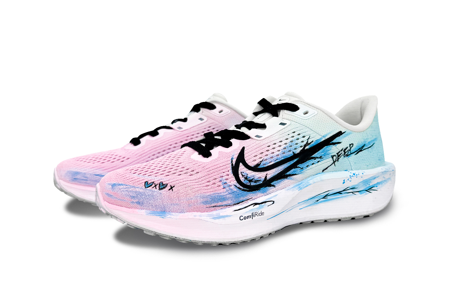 Nike Quest 6 Mesh Abrasion Resistant Low top Casual Training Long Distance Running City Commuting Running Shoes Unisex