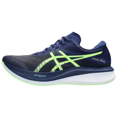 ASICS Magic Speed 3.0 Low top Running Shoes Men's Blue Green