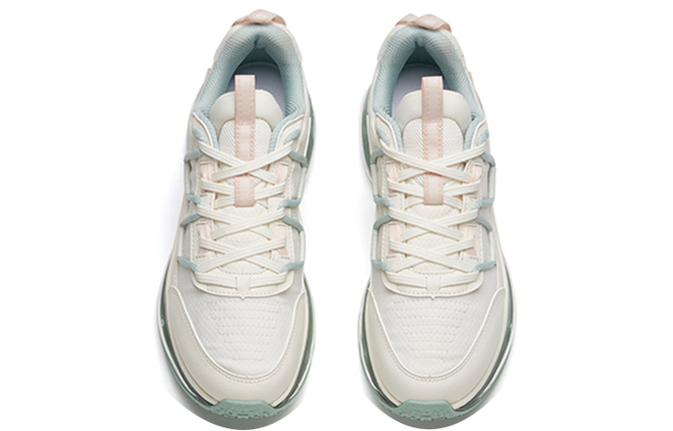 Anta Abrasion Resistant Low top Running Shoes Women’s White Green