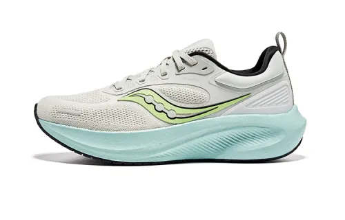Saucony Surge 3 Fabric Cushioning Low top Running Shoes Men's Gray Green