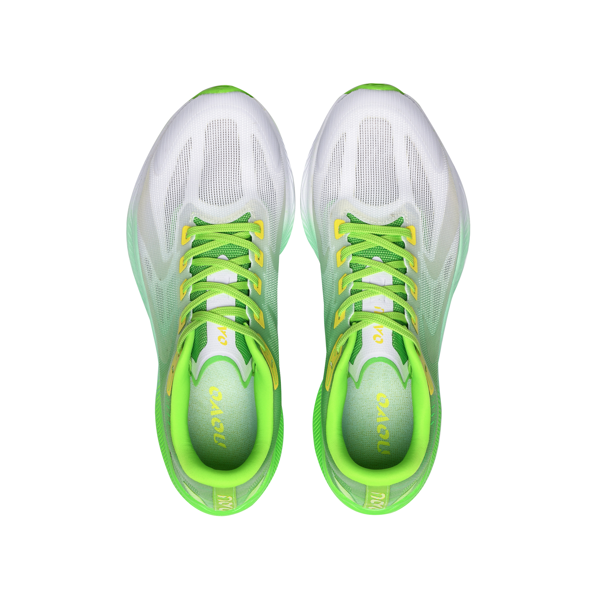 OAOU Training Running Shoes Unisex Neon Green White Gradient