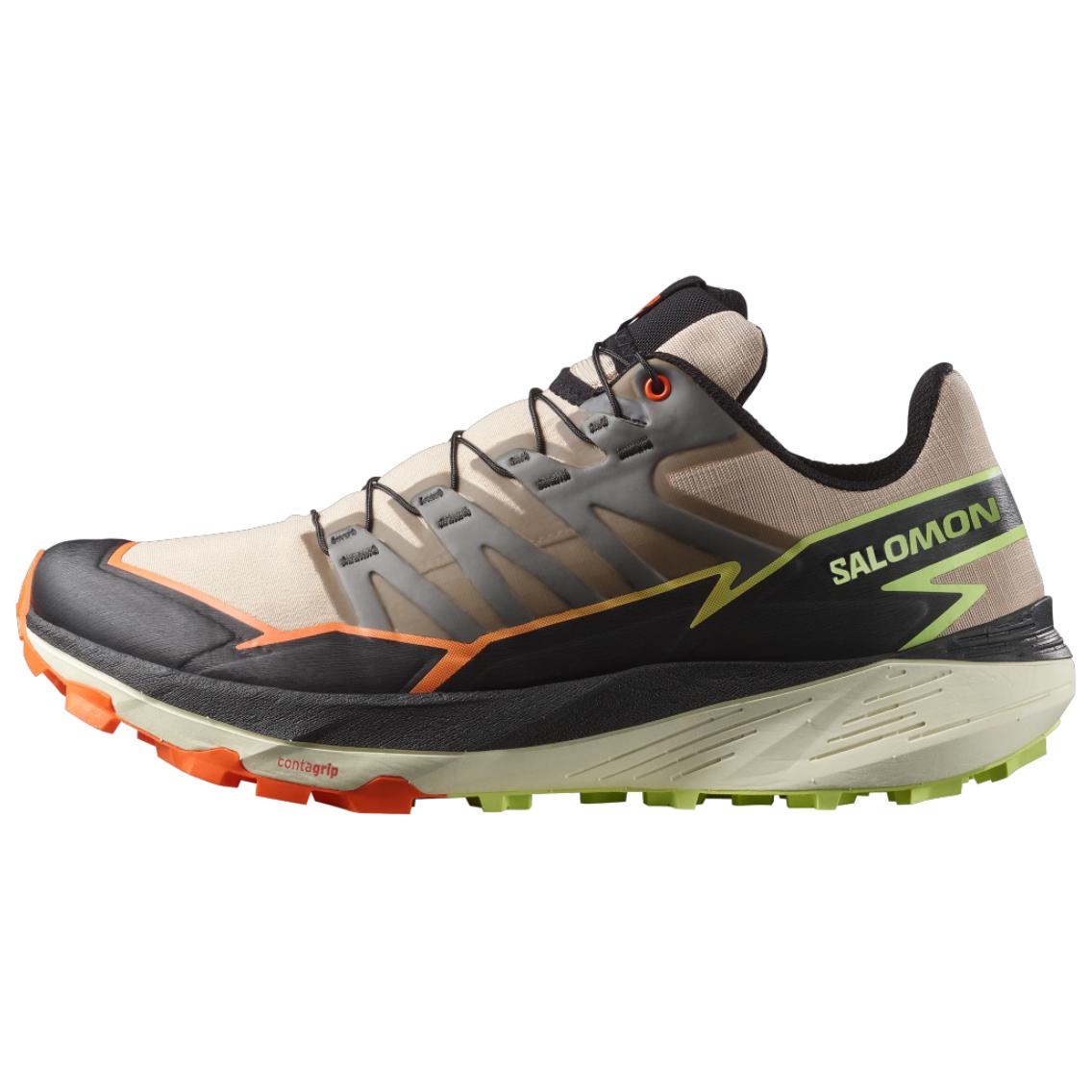 SALOMON Thundercross Running Shoes Men’s Low Top Beige/Black/Orange