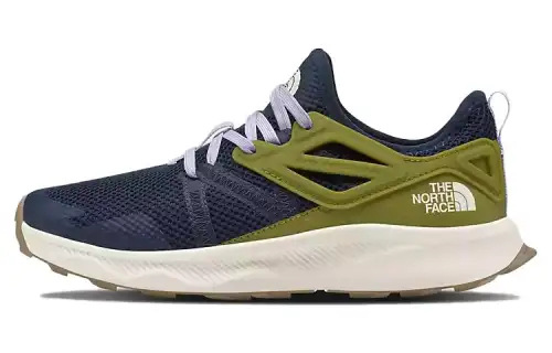 THE NORTH FACE Oxeye Cushioning Slip Resistant Low top Outdoor Shoes Women's Blue Green