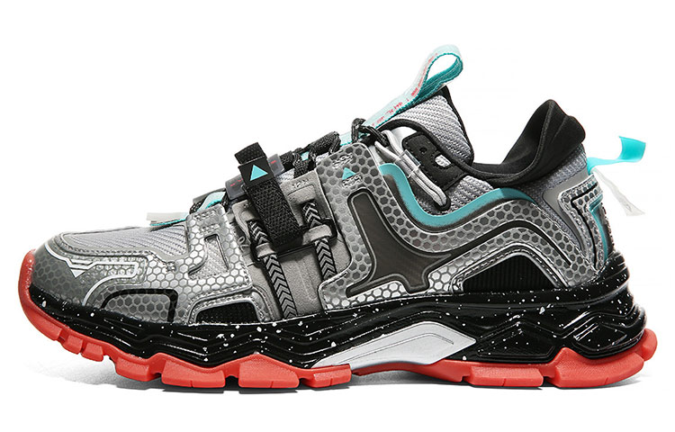 PEAK State Pole People’s Daily Explorer Collaboration Urban Techwear Low top Running Shoes Men’s Silver Gray