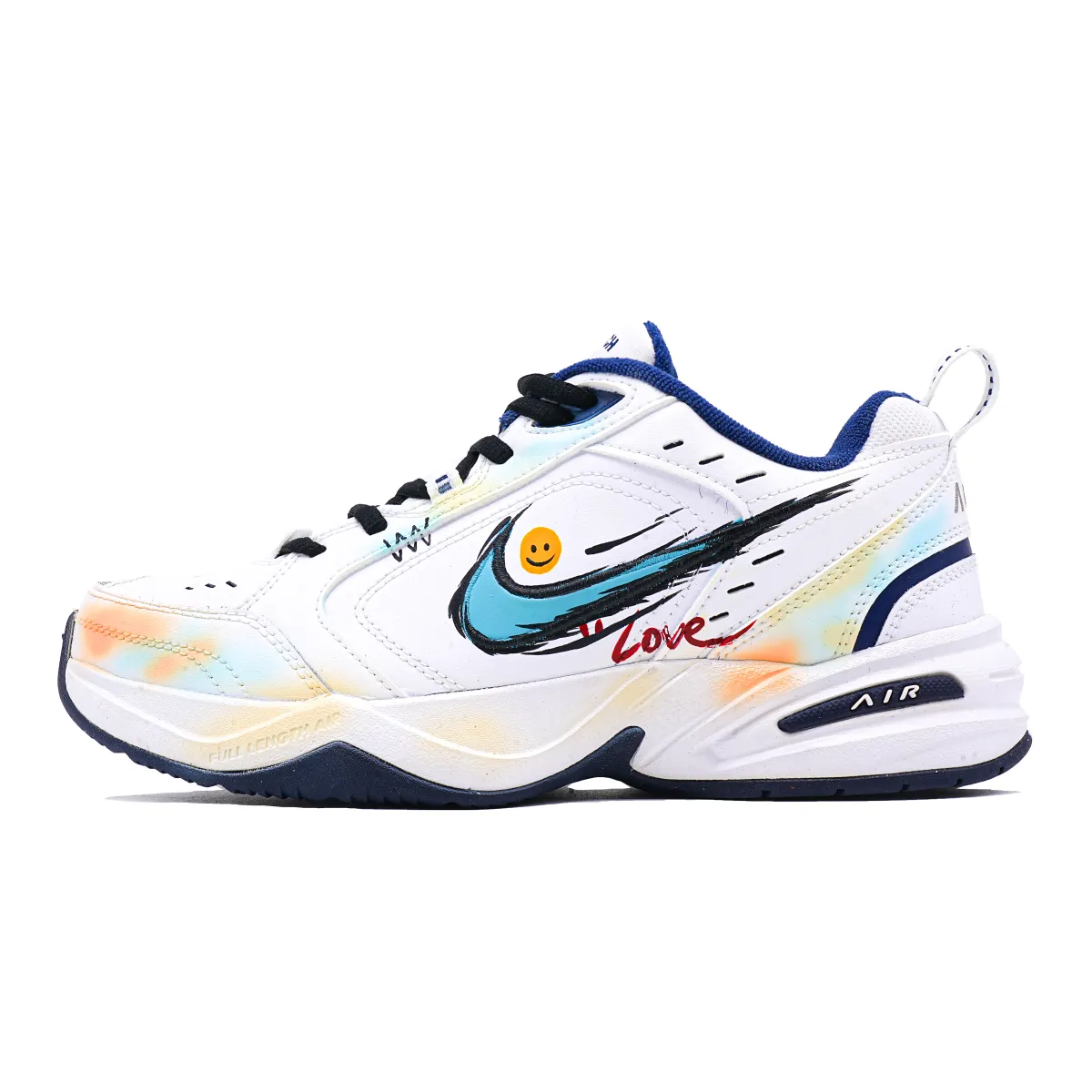 Nike Air Monarch 4 Low top Chunky Sneakers Unisex White