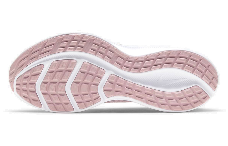 Женские кроссовки Nike Downshifter 11 (розово-золотые) — фото 6
