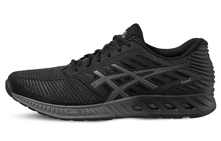 ASICS Fuzex Running Shoes Men's Low Top Black