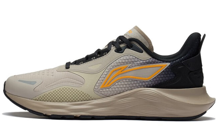 Li Ning Yufeng Cushioning Low top Running Shoes Men's Goat Gray