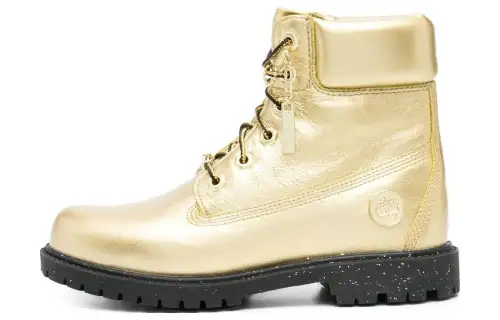 Timberland Slip Resistant Abrasion Resistant Short Outdoor Boots Women's Gold