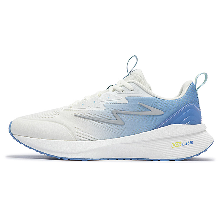 361° Popping Foam Slip Resistant Abrasion Resistant Low top Casual Running Shoes Men’s White Blue