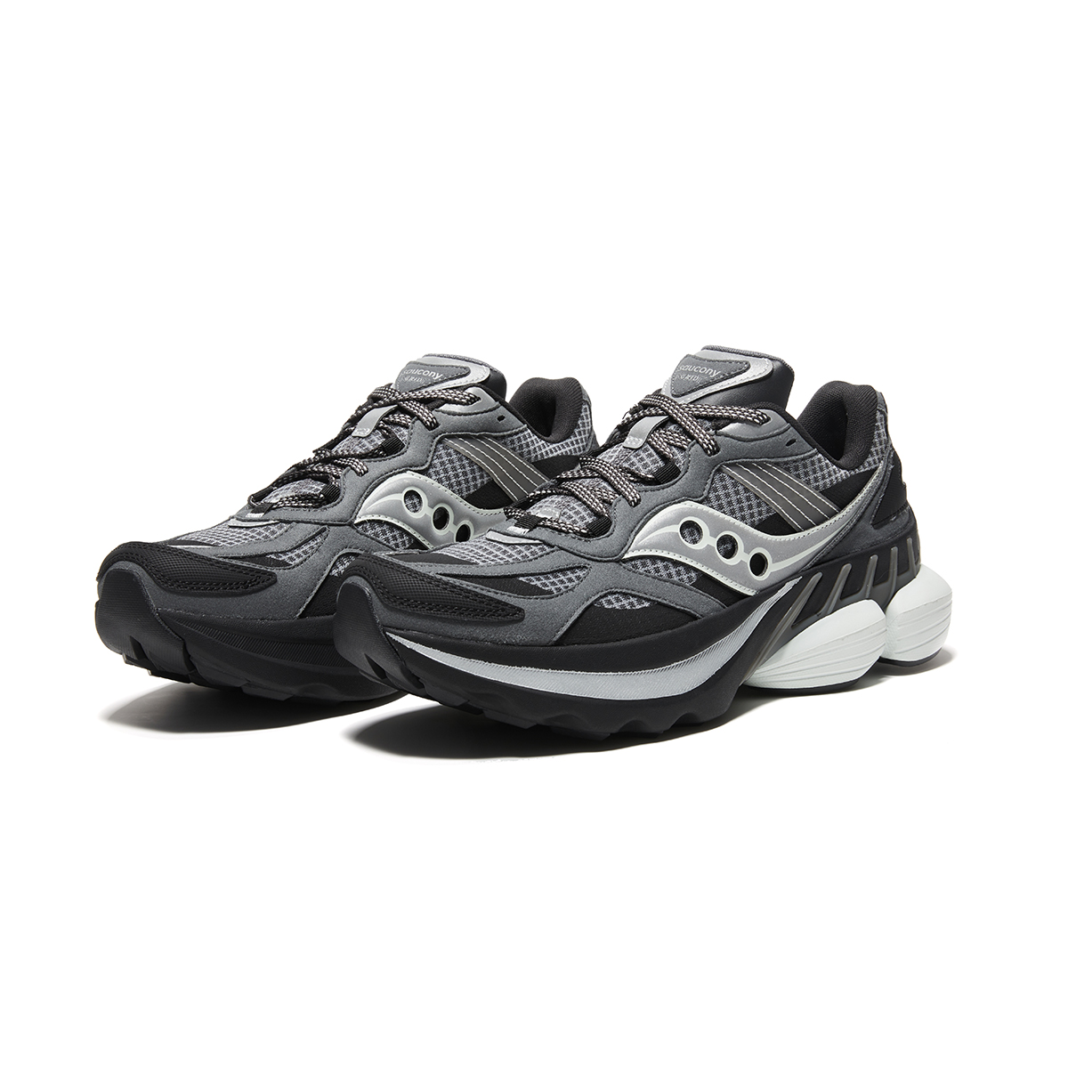 Saucony Grid Nxt Dark Grey Silver