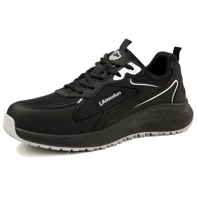 LANOUDUN Cushioning Slip Resistant Support Low top Outdoor Shoes Unisex Black