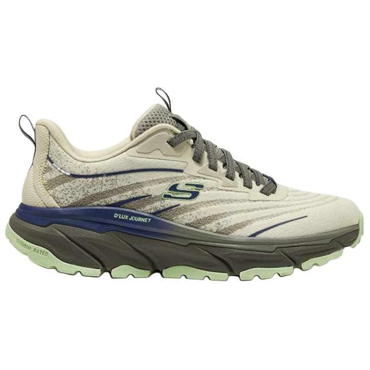 Skechers D’LUX JOURNEY Abrasion Resistant Low top Outdoor Shoes Men’s Beige Blue