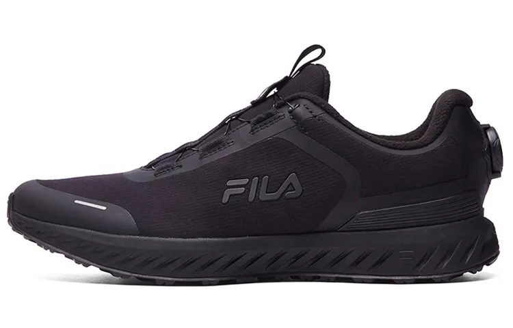FILA Fence Running Shoes Men's Low Top Black