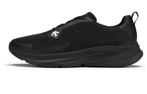 DESCENTE Enerzite Lavitate II cushioning mesh sports fabric breathable support rebound low-top casual training sprint urban commuting running shoes men's black