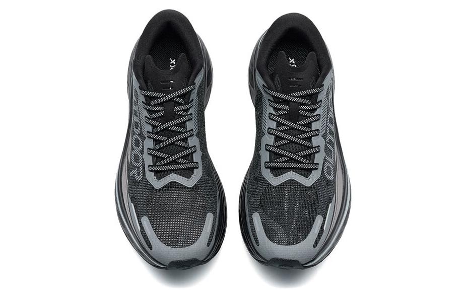 XTEP Kunlun 10V2 Comfortable Cushioning, Wear Resistant Low top Outdoor Shoes Men’s Gray Black