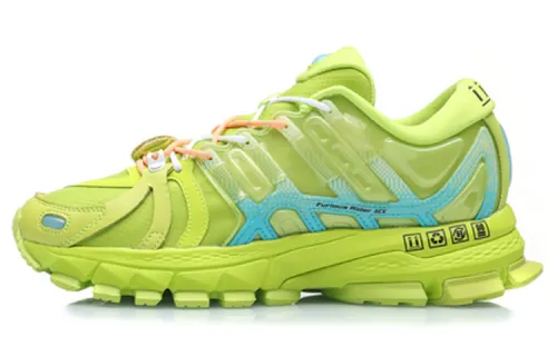 Li Ning Cushioning Support Rebound Low top Running Shoes Women's Juice Green