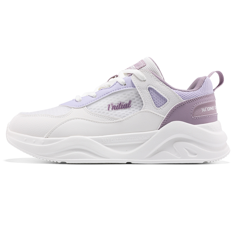 361° Low top Casual Running Shoes Women’s White Purple