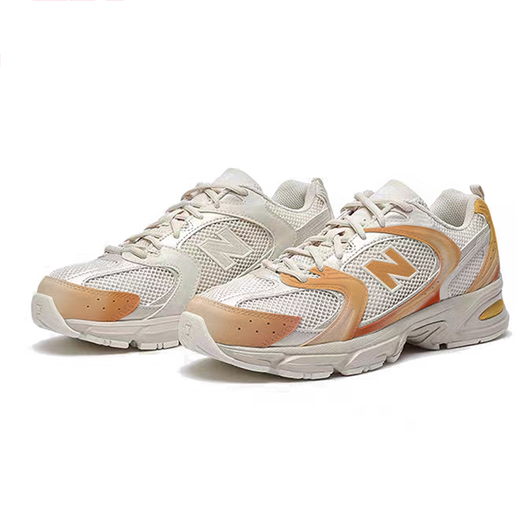 New Balance NB 530 Slip Resistant, Abrasion Resistant, Breathable Low top Running Shoes Unisex Milk Tea