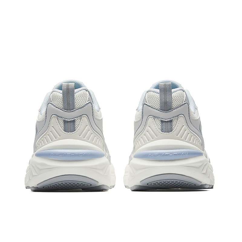 Anta AT959 Slip Resistant Breathable Lightweight Rebound Low top Casual Running Shoes Women’s White Gray
