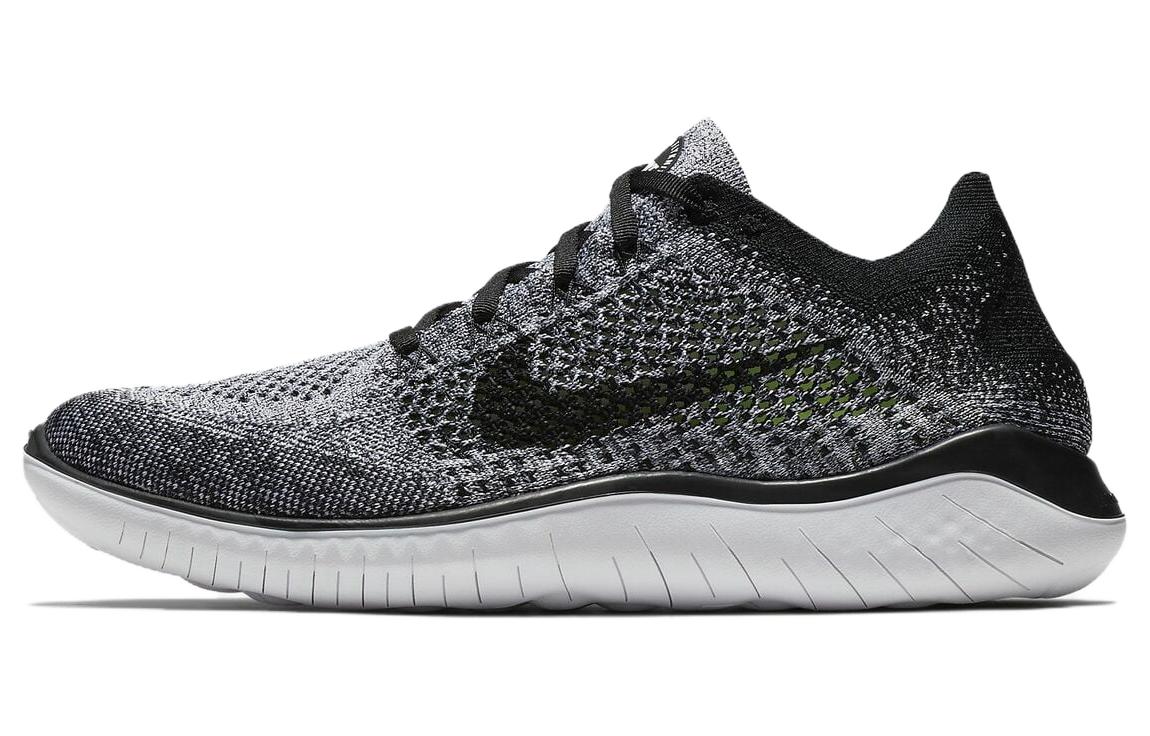Мужские кроссовки Nike Free Run Flyknit 2018 (серые)