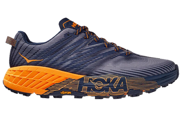 HOKA ONE ONE Speedgoat 4 Black Iris Marigold